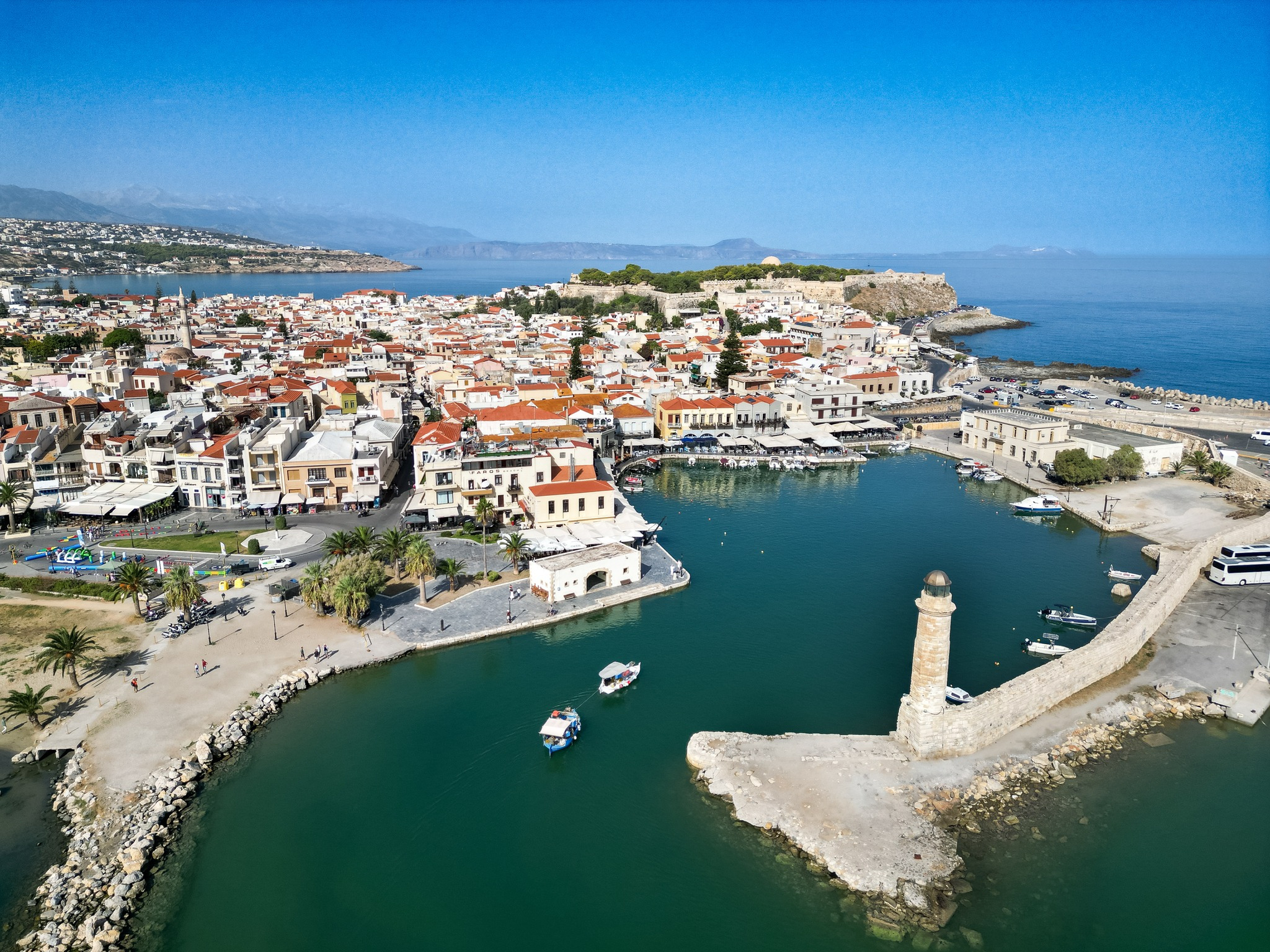 Rethymno holidays - Venetian Harbor postcard