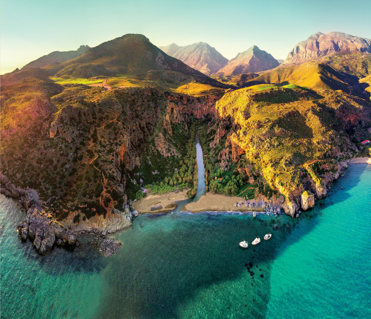 Παραλία Πρέβελη Ρέθυμνο - Αεροφωτογραφία